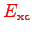 \bgroup\color{dgreen}$ {\color{red} E_{\rm xc}}$\egroup